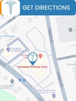 Get Directions to Centered Primary Care in Stoughton, MA