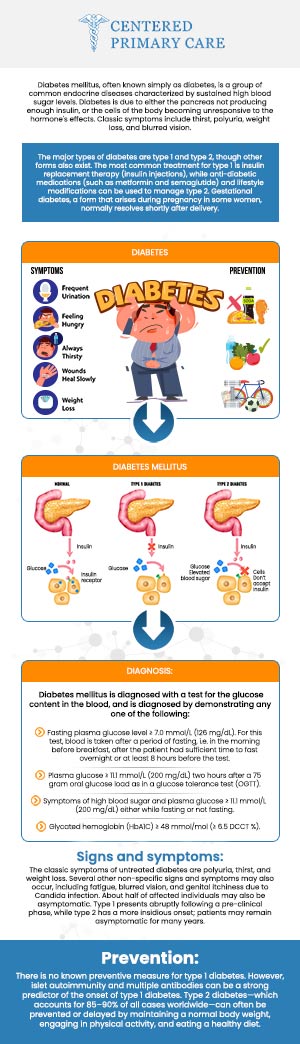 Prediabetes can develop gradually, and many individuals may not notice clear symptoms in the early stages. At Centered Primary Care, Board-Certified Dr. Roberto Amado, MD, MHA, provides personalized primary care focused on preventive health, early detection, and chronic condition management. Through routine health evaluations, lifestyle discussions, and appropriate screenings, we help patients understand their risk factors and recognize potential warning signs associated with prediabetes. For more information, contact us today or schedule an appointment online. We are conveniently located at 966 Park Street, Suite B6, Stoughton, MA 02072.